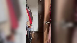 College Dorm Room Handstand Nipslip #1