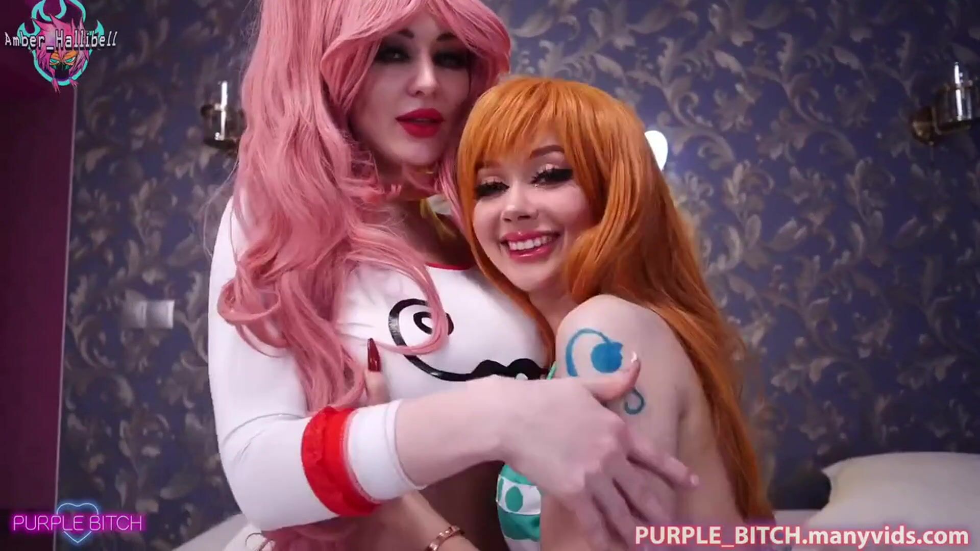 Nami and Perona Cosplay (Purpule bitch)