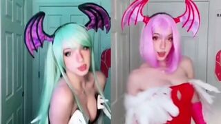 Miss Bri Cosplay as Morrigan and Lilith